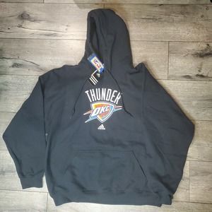 New Vintage Adidas OKC Thunders NBA Hoodie Sweater Size Extra Large